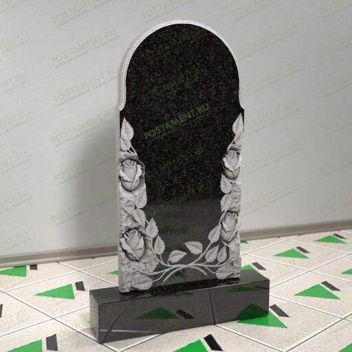 Памятник с цветами 12644