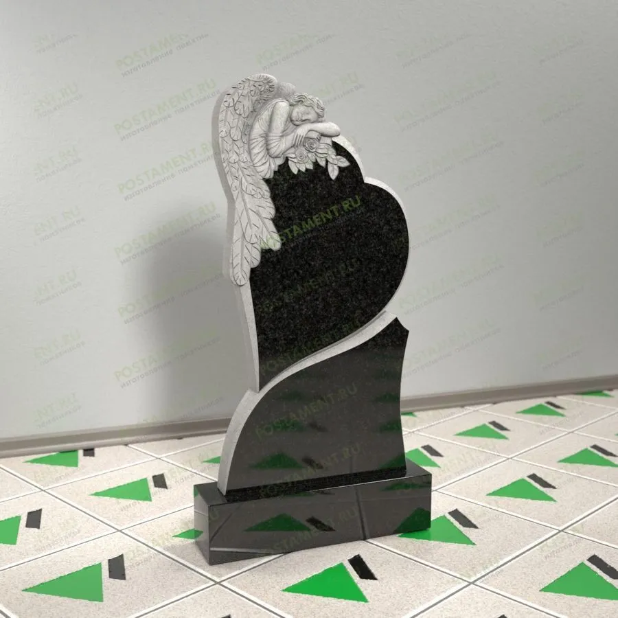 Памятник с ангелом на могилу 14137