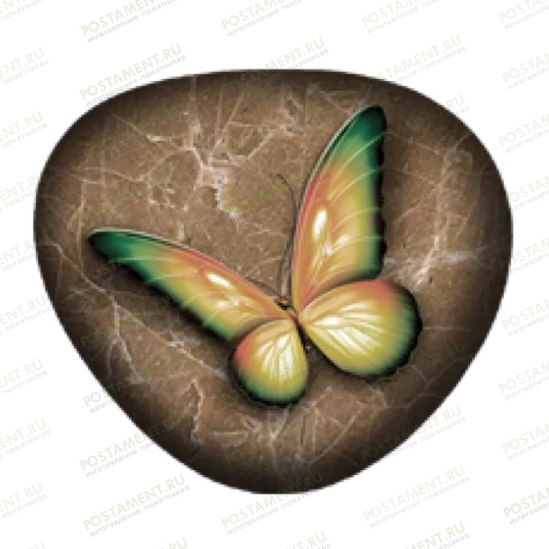 Бабочка из керамики на памятник 91974