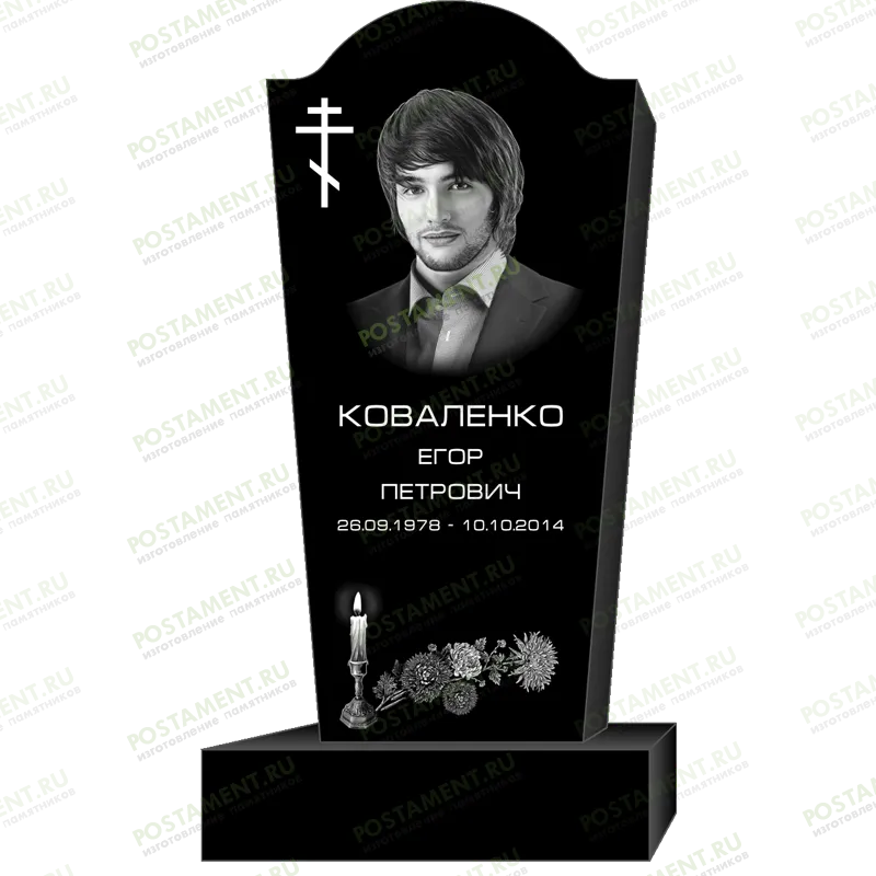 Базовое оформление на вертикальный памятник 95331