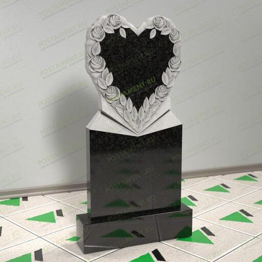 Памятник с сердцем 12675