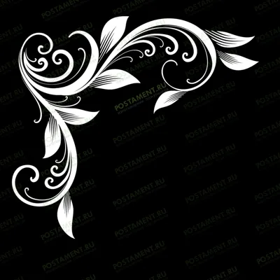 Виньетка-цветок на памятник из гранита 96036
