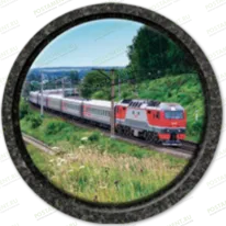 Значок с поездом на памятник 91947