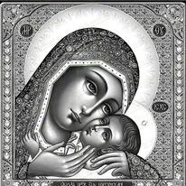 Икона Богоматерь 98041