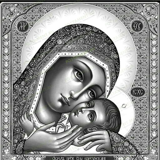 Икона Богоматерь на памятнике 98041