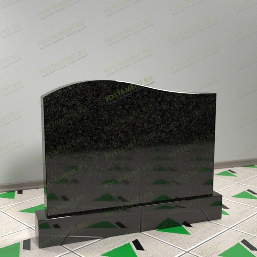 Памятник горизонтальный волна 15202