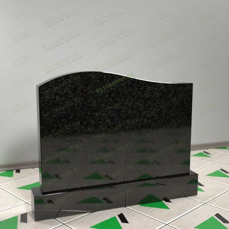 Памятник горизонтальный волна 15202