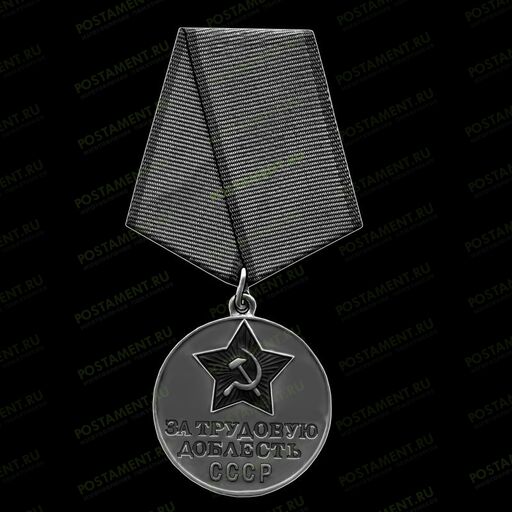 За трудовую доблесть медаль 91580