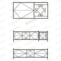 Ограда сварная 30005