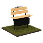 Лавка деревянная 50105