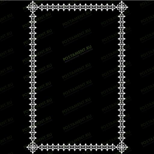 Рамка на памятник гравировка 91223