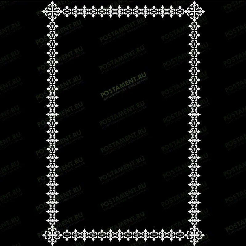 Рамка на памятник гравировка 91223