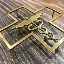 Кадуцей в кресте 82160