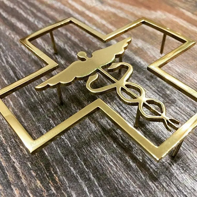 Кадуцей в кресте на памятник