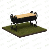 Лавка деревянная 50109 для оформления могилы