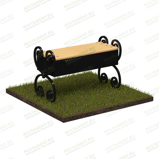 Скамейка с ящиком на могилу 50109