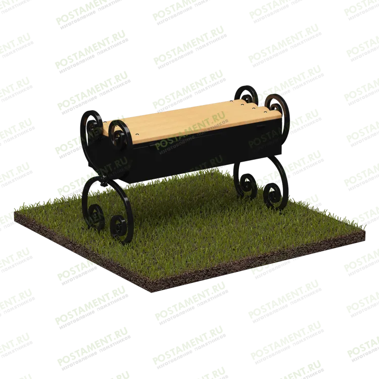 Скамейка с ящиком на могилу 50109