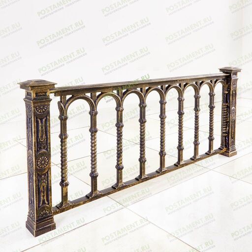 Ограда из чугуна на могилу 82927