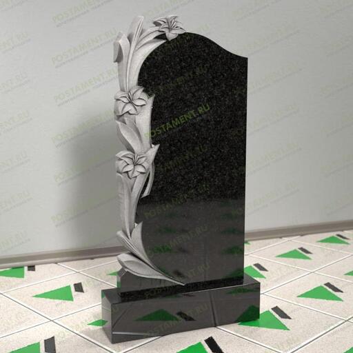 Памятник с лилиями 12583