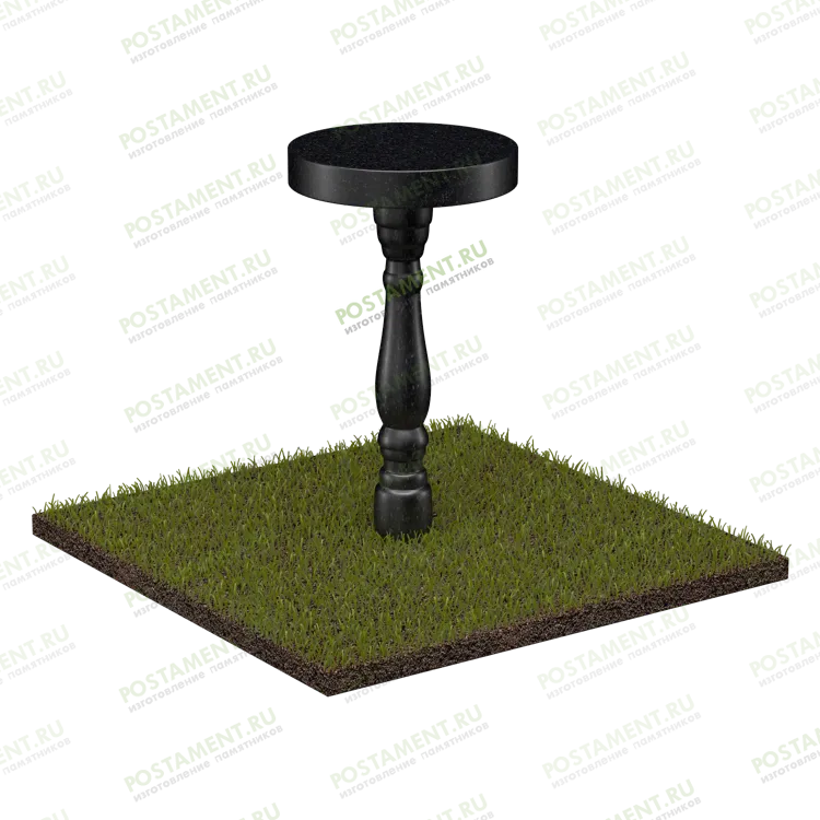 Круглый столик из гранита на кладбище 51010