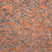 Ярко- и розово-красный цвет. Портрет на камне не делается, используется керамика или вставка из темного гранита.