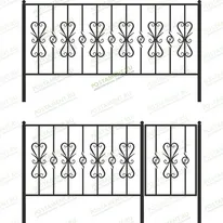 Ограда высокая 33016