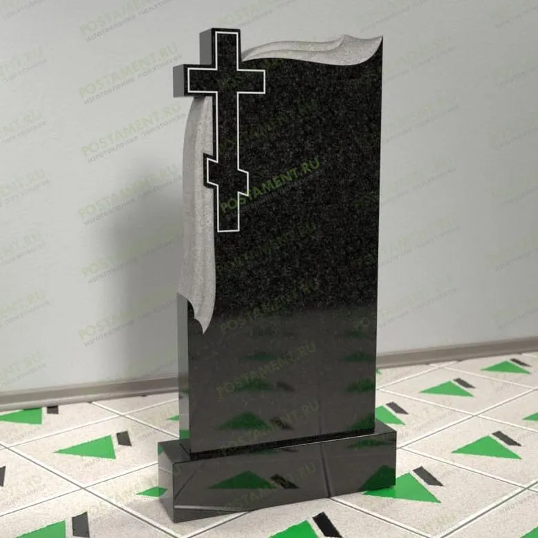 Памятник с плащаницей и крестом 11900