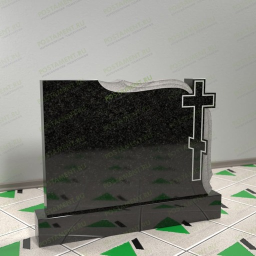 Памятник православный с крестом и драпировкой 15400