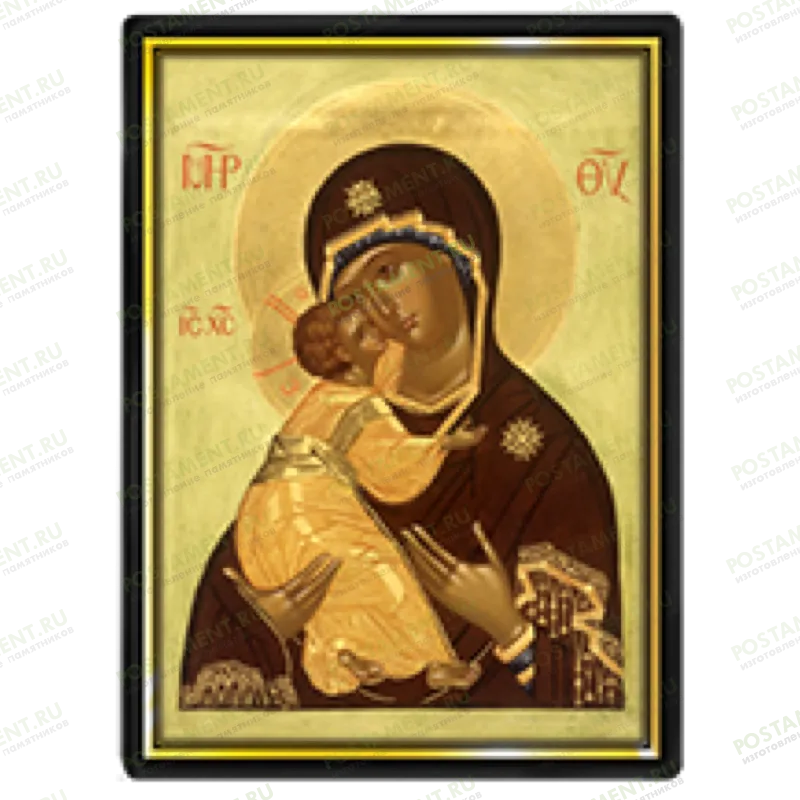 Владимирская Икона Божией Матери на памятник