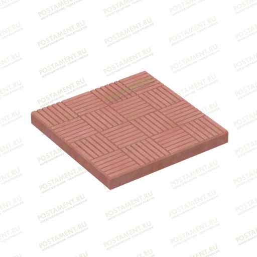 Красная плитка для благоустройства могилы 60108