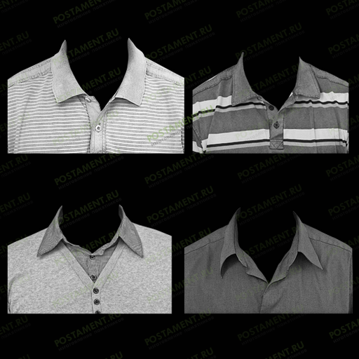 Мужская рубашка на памятник из гранита