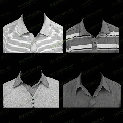 Мужская рубашка на памятник из гранита