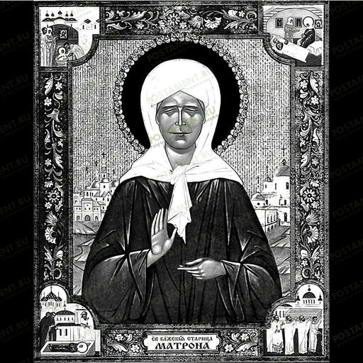 Икона Матрона Московская на памятник 98049