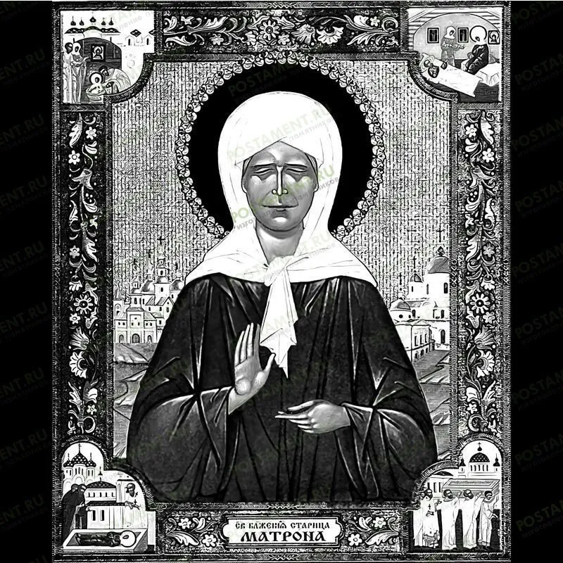 Икона Матрона Московская на памятник 98049