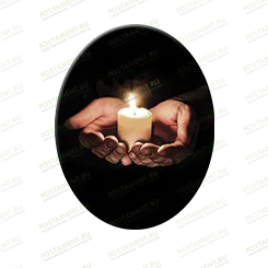 Свеча из керамики на памятник 91987