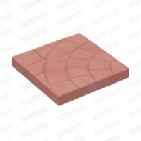 Плитка тротуарная 60109, название Паутина красная, размер 35×35×5