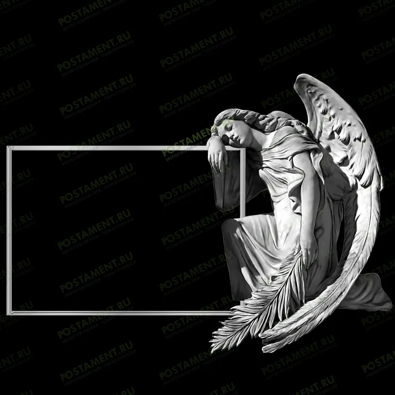 скорбящий ангел на памятник гравировка