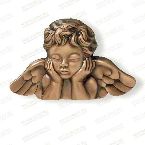 Ангелок из бронзы на памятник 82012