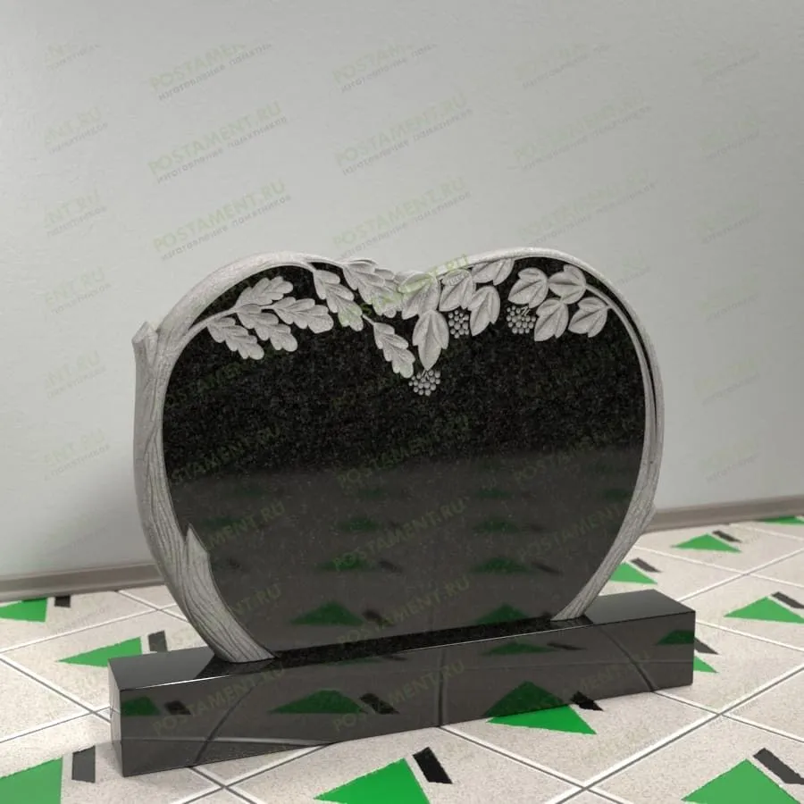 Памятник двойной с дубом 17777