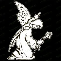 Ангелок с розой 94061