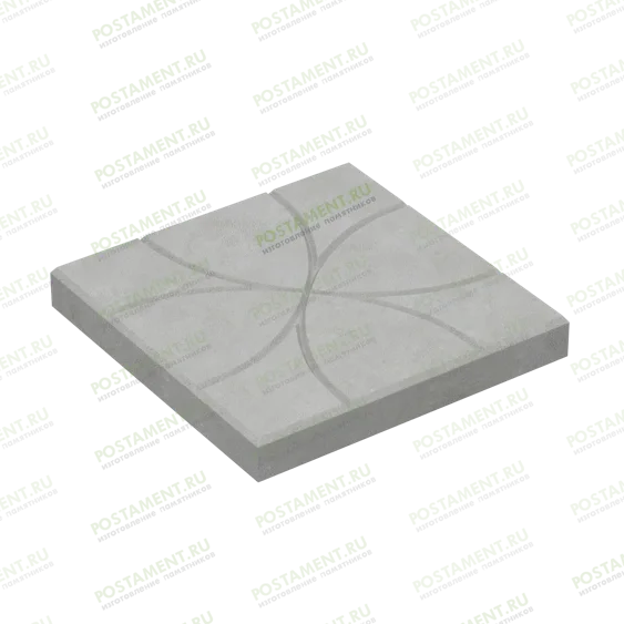 Тротуарная плитка для укладки на кладбище 60011