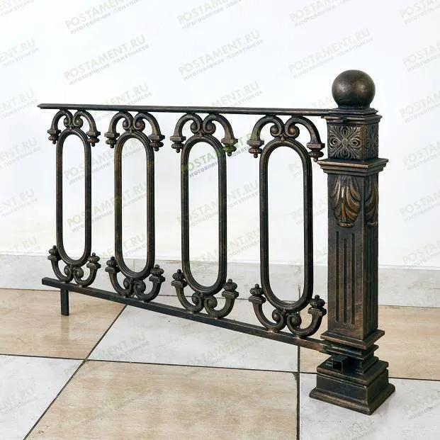 Ограда чугунная на могилу 82922