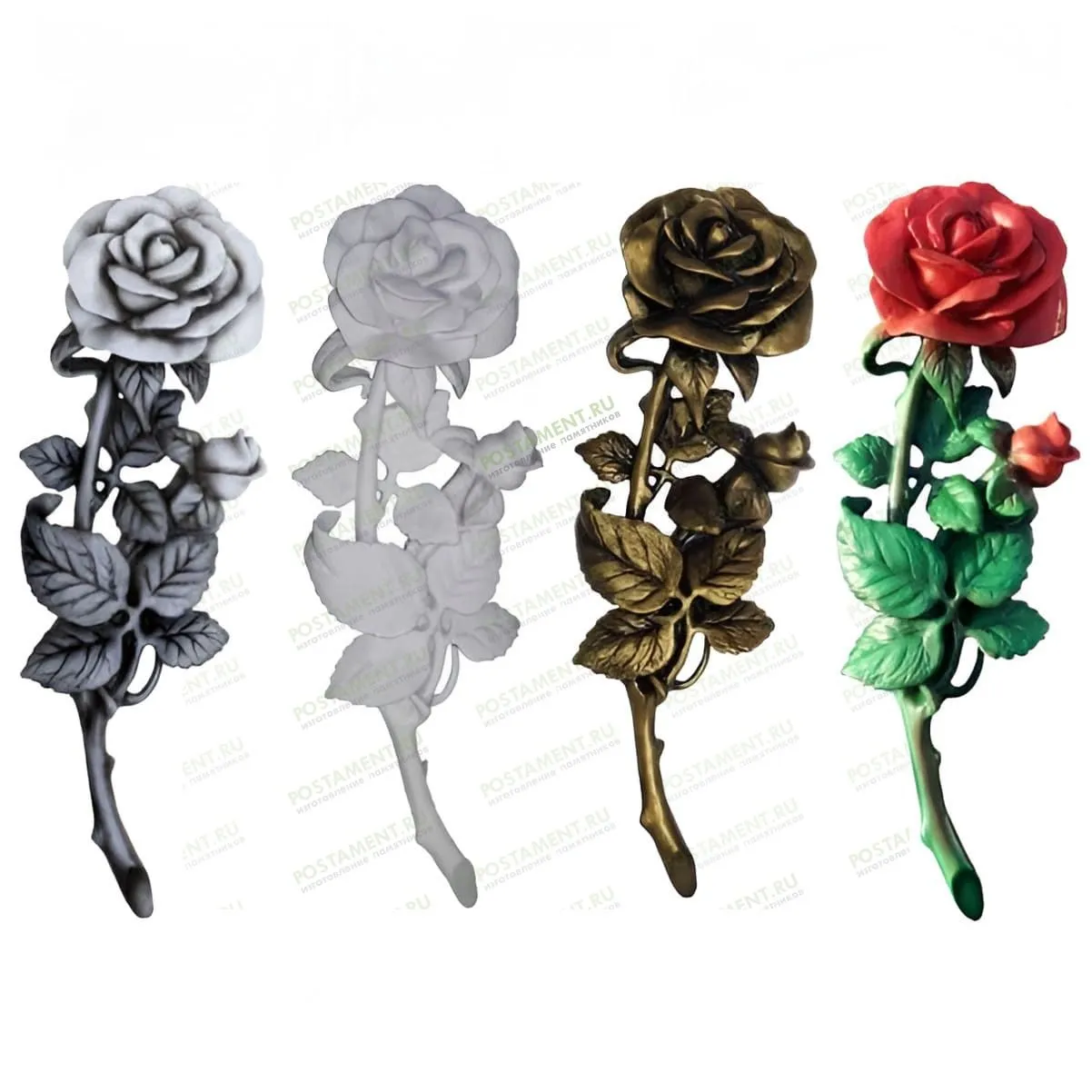 роза на памятник из акрила 82210
