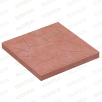 Плитка тротуарная 60114, название Тучка красная, размер 35×35×3