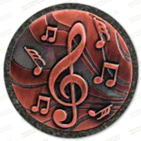 Значок ноты на памятник 91936