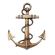 Якорь с канатом на памятник из бронзы