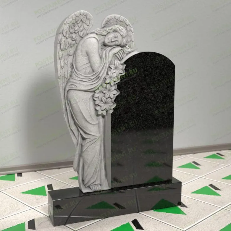 Скульптура на могилу - ангел 14321