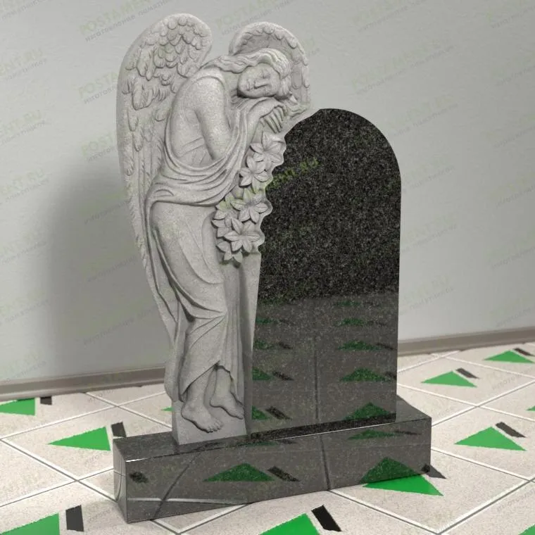 Скульптура на могилу - ангел