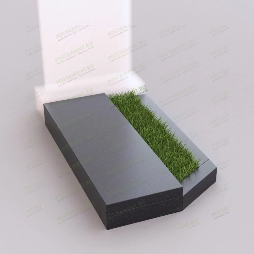 Цветники на могилу из гранита 81018