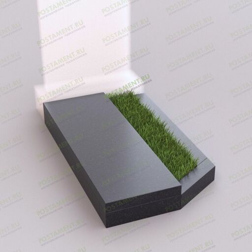 Цветники на могилу из гранита 81018